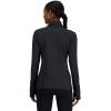 imageNew Balance Womens Sport Essentials Space Dye Quarter ZipBlack Heather