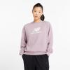 imageNew Balance Womens Standard Sport Essentials French Terry Logo CrewIce Wine