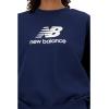 imageNew Balance Womens Standard Sport Essentials French Terry Logo CrewNb Navy