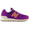 imageNew Balance Womens WL574 Core Plus Collection SneakerConcord GrapeInfield ClaySea Salt