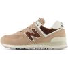 imageNew Balance Womens WL574 Core Plus Collection SneakerFlat TaupeRich OakTurtledove