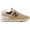 imageNew Balance Womens WL574 Core Plus Collection SneakerFlat TaupeRich OakTurtledove