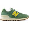 imageNew Balance Womens WL574 Core Plus Collection SneakerMallard GreenGinger LemonSea Salt