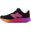 imageNew Balance unisexchild Fresh Foam Arishi V4 Hook ampamp LoopBlackPassion FruitDragon Berry