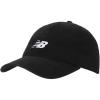 imageNew Balance Adult Womens 6 Panel Unstructured Lightweight Adjustable Classic Twill Casual Baseball Dad HatBlack