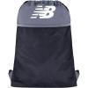 imageNew Balance Drawstring Backpack Sports Cinch Gym Bag with Shoe Compartment Navy 175 InchGrey