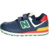 imageNew Balance Kids 574 Core Hook and Loop SneakerNb Navy