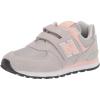 imageNew Balance Kids 574 Core Hook and Loop SneakerRain CloudPink Haze