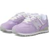 imageNew Balance Kids 574 V1 70s Racing Laceup Sneaker Lilac GloBright Lavender 105 US Unisex Little