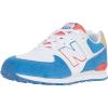imageNew Balance Kids 574 V1 Shadow Logo Laceup SneakerMako BlueToro Red