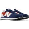 imageNew Balance Mens 237 V1 SneakerNb NavyBrick RedWhite