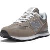 imageNew Balance Mens 574 Core SneakerGreyWhite