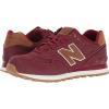 imageNew Balance Mens 574 V1 Canvas SneakerRedBrown