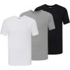 imageNew Balance Mens Cotton Performance Crew Neck TeeBlackWhiteHeather Grey