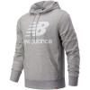 imageNew Balance Mens NB Essentials Stacked Logo Pullover HoodieAthletic Grey