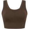 imageNew Balance Seamless Longline Sports Bra with Enhanced Support StrapsChocolate Brown