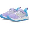 imageNew Balance UnisexChild Rave Run V2 Bungee Lace with Top Strap ShoeLilac GloSky BluePixel Green