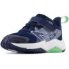 imageNew Balance UnisexChild Rave Run V2 Bungee Lace with Top Strap ShoeNb NavyElectric SkySweetgrass