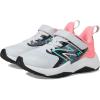 imageNew Balance UnisexChild Rave Run V2 Bungee Lace with Top Strap ShoeQuartz GreyUltra PinkCyber Jade