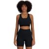 imageNew Balance Womens Nb Sleek Medium Support Pocket Zip Front BraBlack