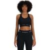 imageNew Balance Womens Nb Sleek Medium Support Sports BraBlack