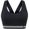 imageNew Balance Womens Seamless Racerback Sports Bra with Allover Texture and Engineered BreathabilityBlack