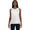 imageNew Balance Womens Sport Essentials Heathertech TankWhite