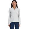 imageNew Balance Womens Sport Essentials Space Dye Quarter ZipAsh Heather