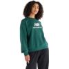 imageNew Balance Womens Standard Sport Essentials French Terry Logo CrewNightwatch Green