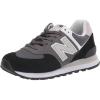 imageNew Balance womens 574 V2 Sneaker BlackMagnet 105 US