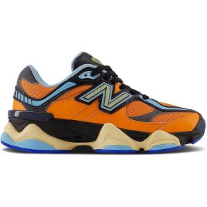 imageNew Balance 9060 Big Kid SneakersSun GlowBlackTeam Sky Blue