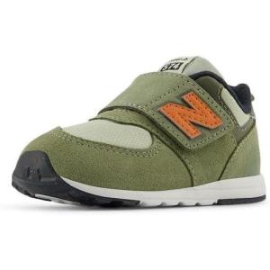 imageNew Balance BabyBoys 574 V1 Season Newb Hook and Loop SneakerDark OlivineInfield Clay