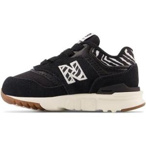 imageNew Balance Boys 997h Bungee Lace SneakersBlackSea SaltWhite