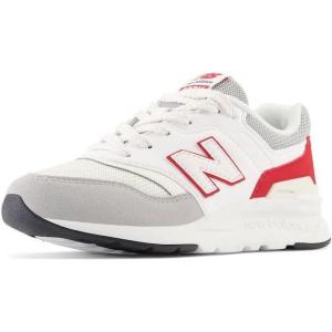 imageNew Balance Boys 997h Bungee Lace SneakersWhiteTeam RedRaincloud