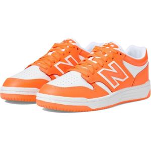 imageNew Balance Kids 480 V1 Laceup SneakerHot MangoWhite