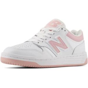 imageNew Balance Kids 480 V1 Laceup SneakerWhiteOrb Pink