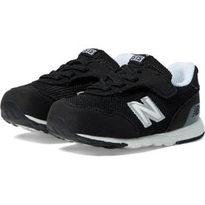 imageNew Balance Kids 515 Newb Hook ampamp Loop SneakerBlackWhite