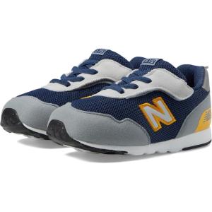 imageNew Balance Kids 515 Newb Hook ampamp Loop SneakerNb NavySlate Grey