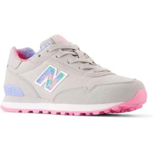 imageNew Balance Kids 515 V1 Laceup SneakersRain CloudSignal PinkElectric Sky