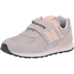 imageNew Balance Kids 574 Core Hook and Loop SneakerRain CloudPink Haze