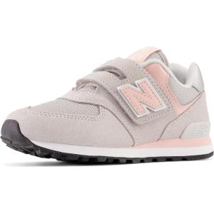 imageNew Balance Kids 574 Core V1 Hook ampamp Loop SneakerRain CloudPink Haze