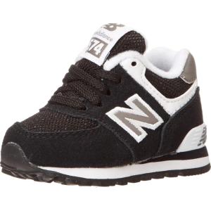 imageNew Balance Kids 574 V1 Classic LaceUp SneakerBlackBlack