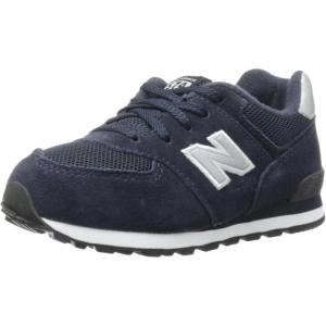 imageNew Balance Kids 574 V1 Classic LaceUp SneakerNavyGrey