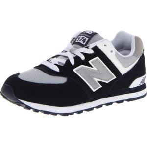 imageNew Balance Kids 574 V1 Classic LaceUp SneakerNavyGreyWhite