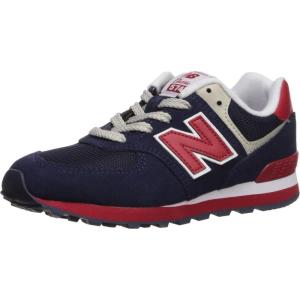 imageNew Balance Kids 574 V1 Classic LaceUp SneakerNavyRed