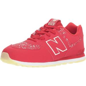 imageNew Balance Kids 574 V1 Classic LaceUp SneakerRedGlow