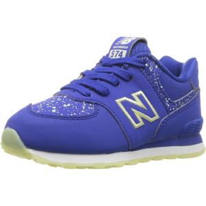 imageNew Balance Kids 574 V1 Classic LaceUp SneakerTeam RoyalGlow