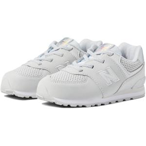 imageNew Balance Kids 574 V1 Flower Power Bungee SneakerSummer FogWhite