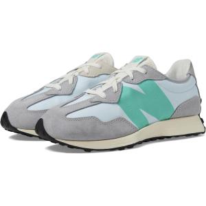 imageNew Balance Kids 574 V1 LaceUp SneakerAluminum GreyCyber Jade
