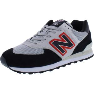 imageNew Balance Kids 574 V1 LaceUp SneakerBlackRedblack